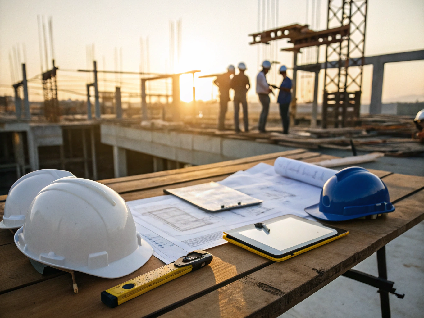 Plans d'architecture et matériel de construction pour l'évaluation immobilière