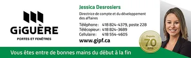 Jessica Desrosiers, Conseil & installation de portes et fenêtres