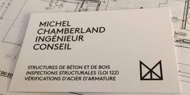 Michel Chamberland, Ingénieur en bâtiment