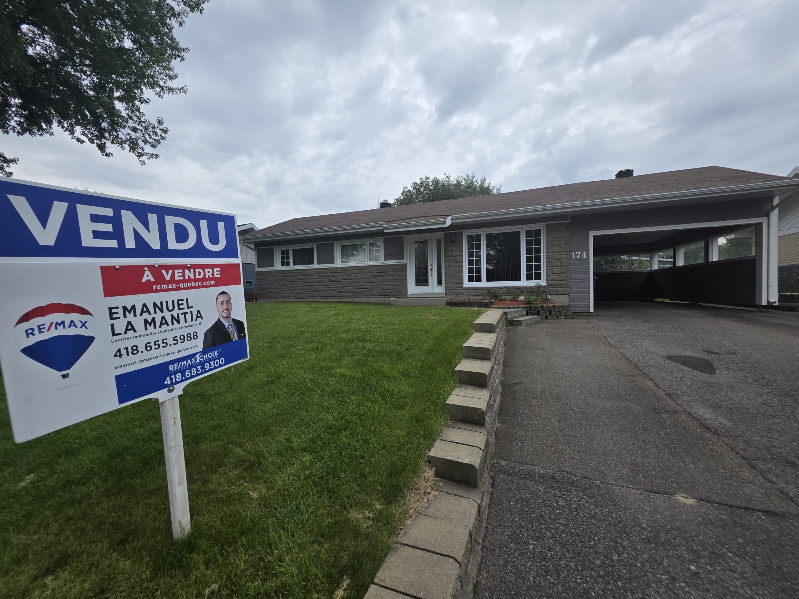 Propriété résidentielle vendue à Québec par Emanuel La Mantia